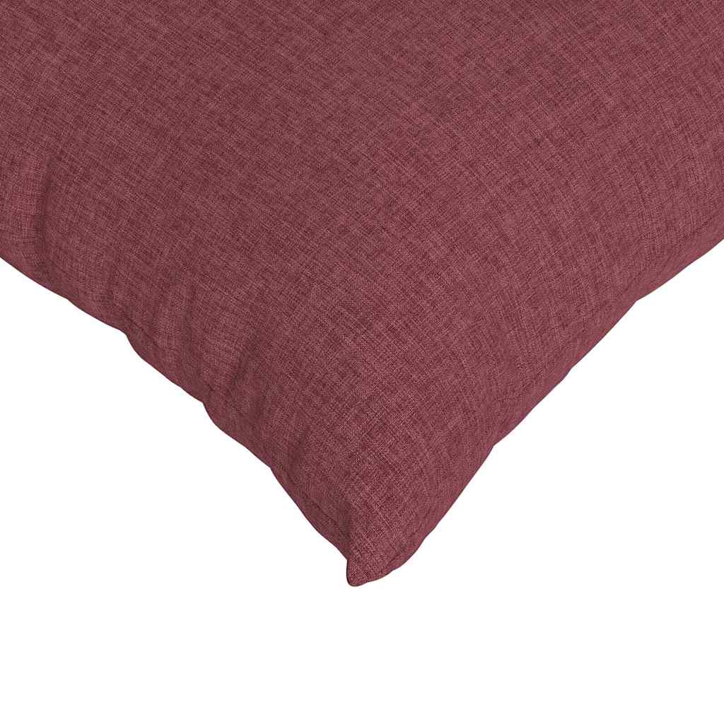 Jastučići za sofu 2 pcs Vinska crvena 80 x 80 cm tkanina