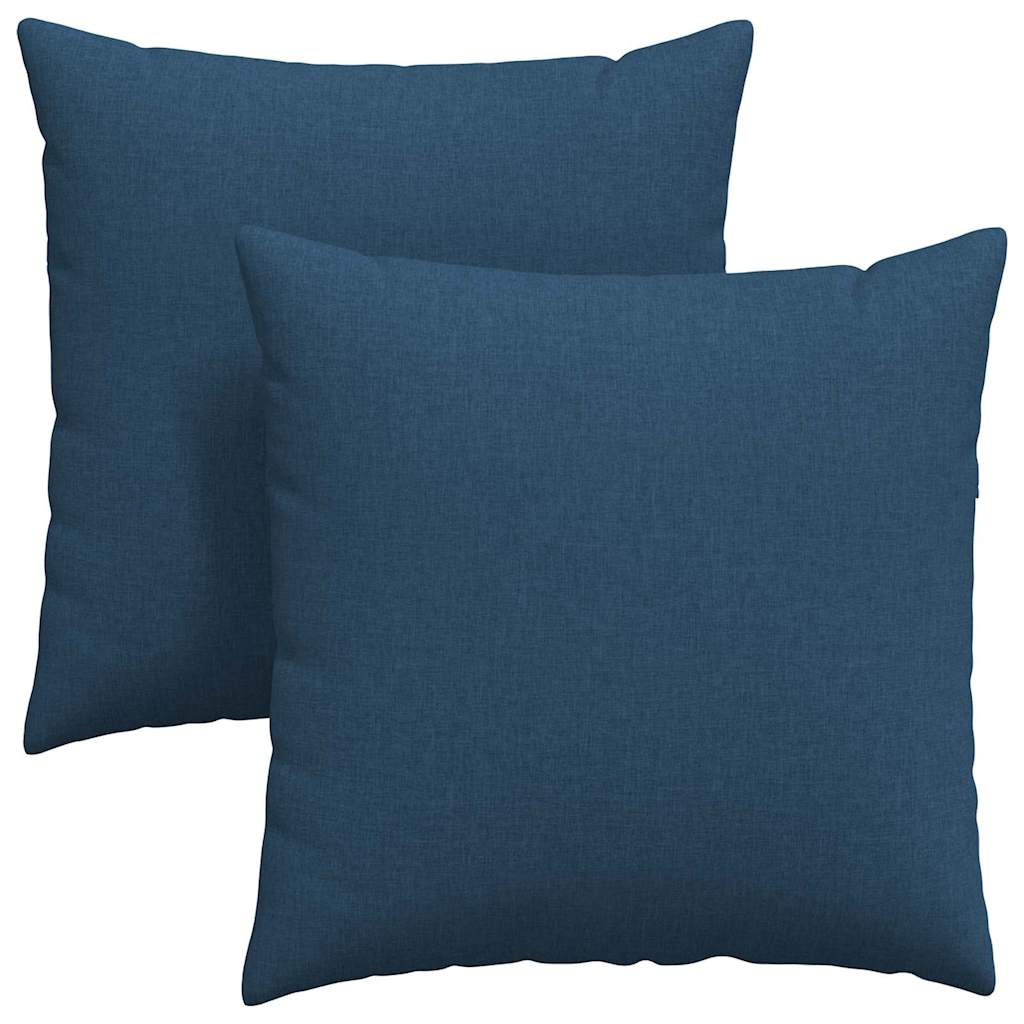 Jastučići za sofu 2 pcs Plava 80 x 80 cm tkanina