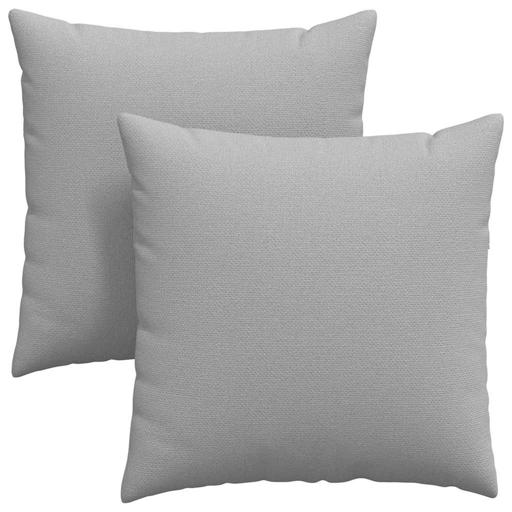 Jastučići za sofu 2 pcs Oblačnosiva 80 x 80 cm tkanina