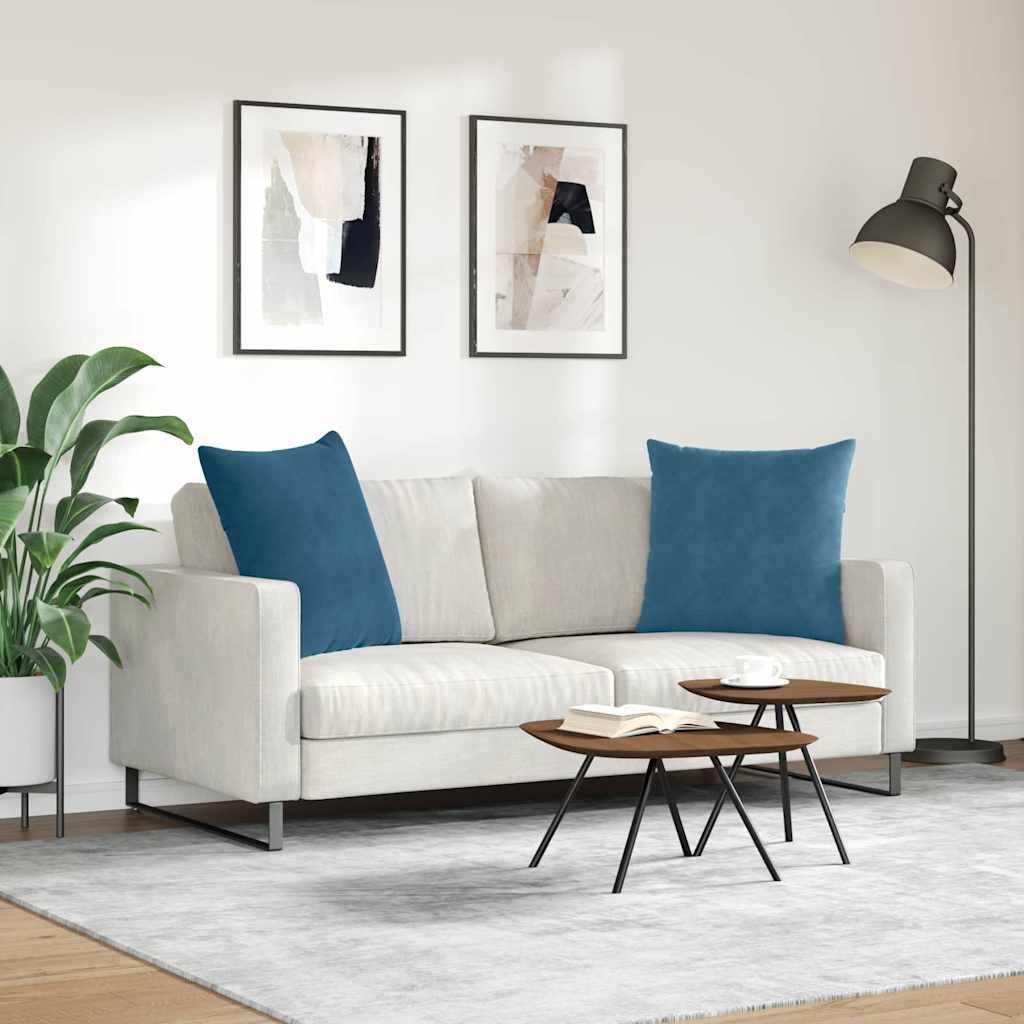 Jastučići za sofu 2 pcs Plava 80 x 80 cm Kordura tekstil