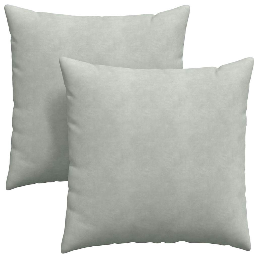 Jastučići za sofu 2 pcs Svijetlo siva 80 x 80 cm