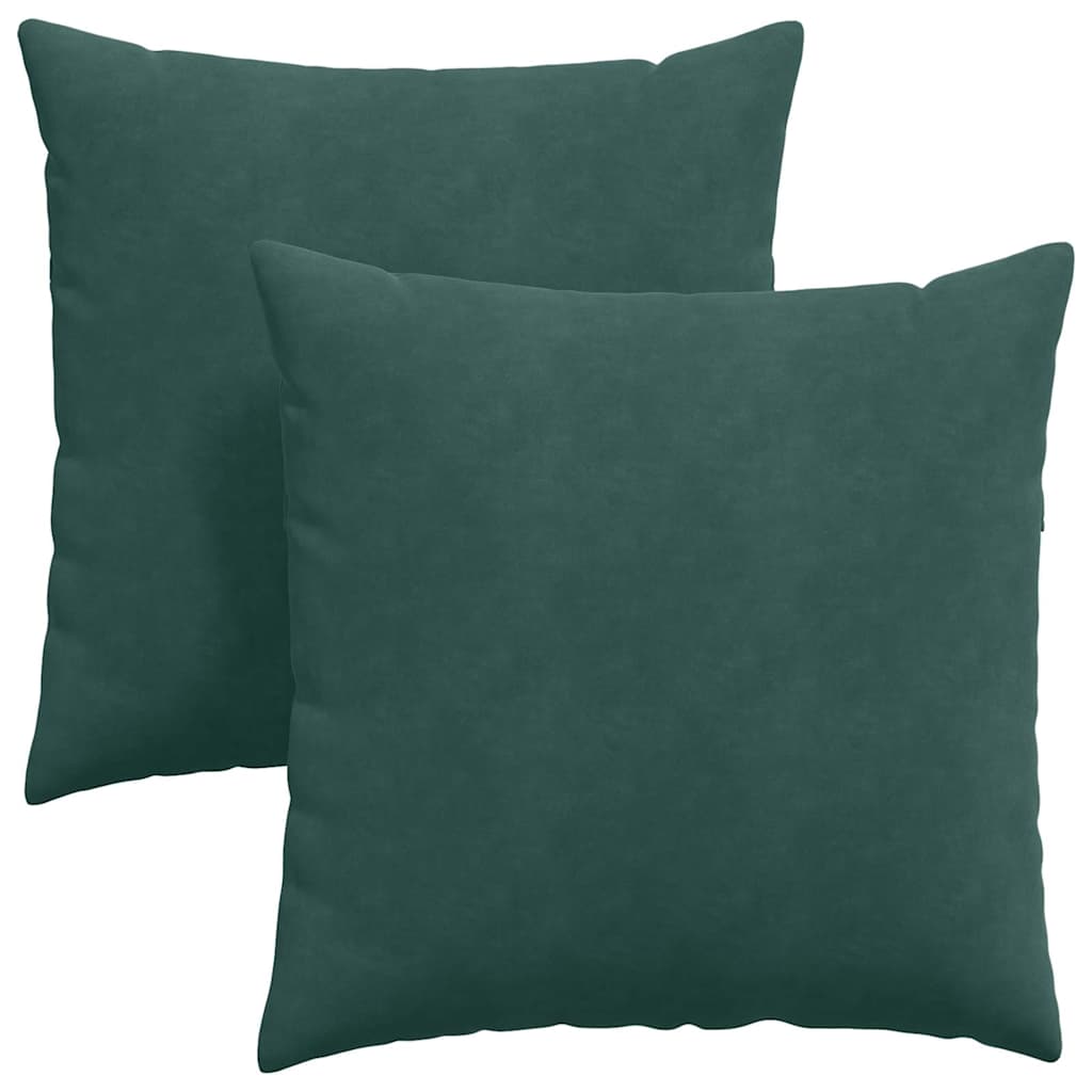 Jastučići za sofu 2 pcs Tamnozelena 80 x 80 cm Kordura tekstil