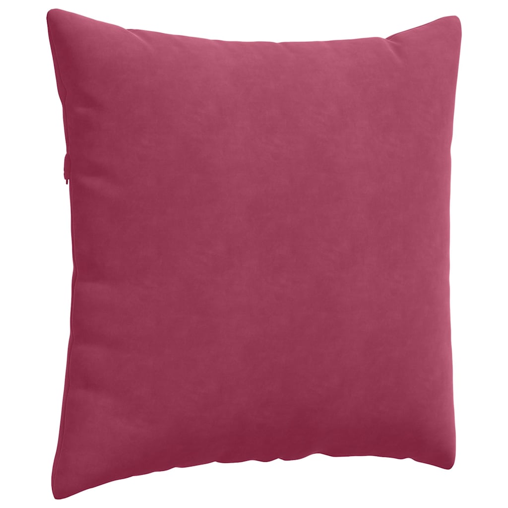 Jastučići za sofu 2 pcs Vinska crvena 80 x 80 cm