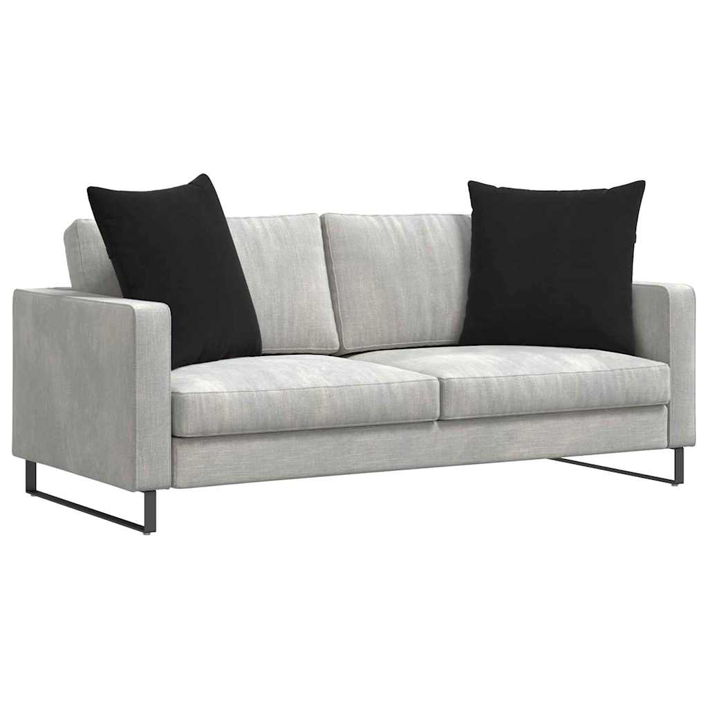 Jastučići za sofu 2 pcs Crna 80 x 80 cm Kordura tekstil