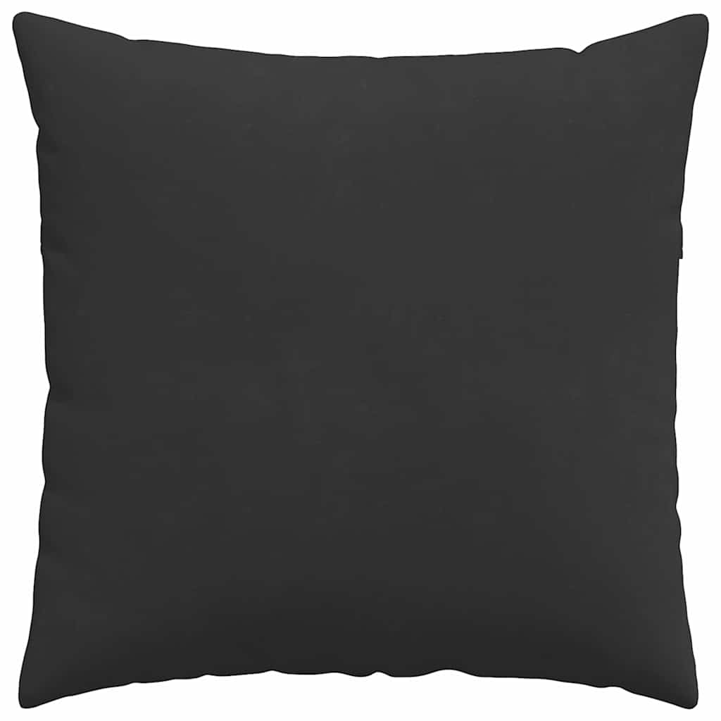 Jastučići za sofu 2 pcs Crna 80 x 80 cm tkanina