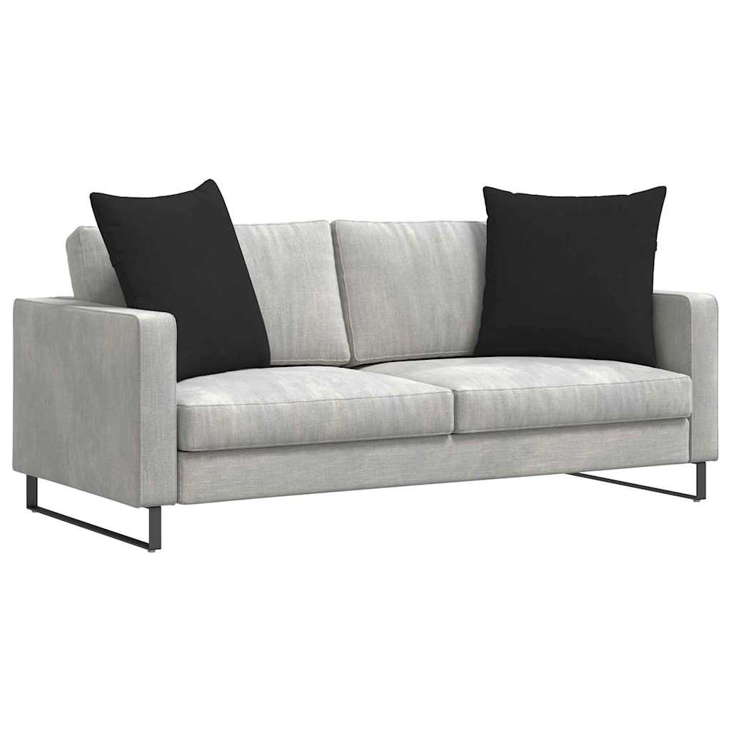 Jastučići za sofu 2 pcs Crna 80 x 80 cm tkanina