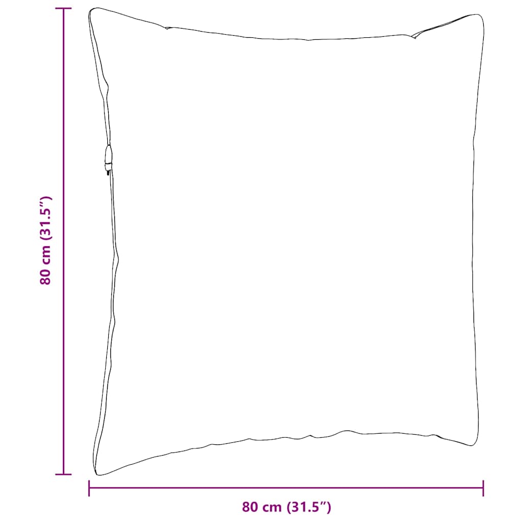 Jastučići za sofu 2 pcs Plava 80 x 80 cm Kordura tekstil