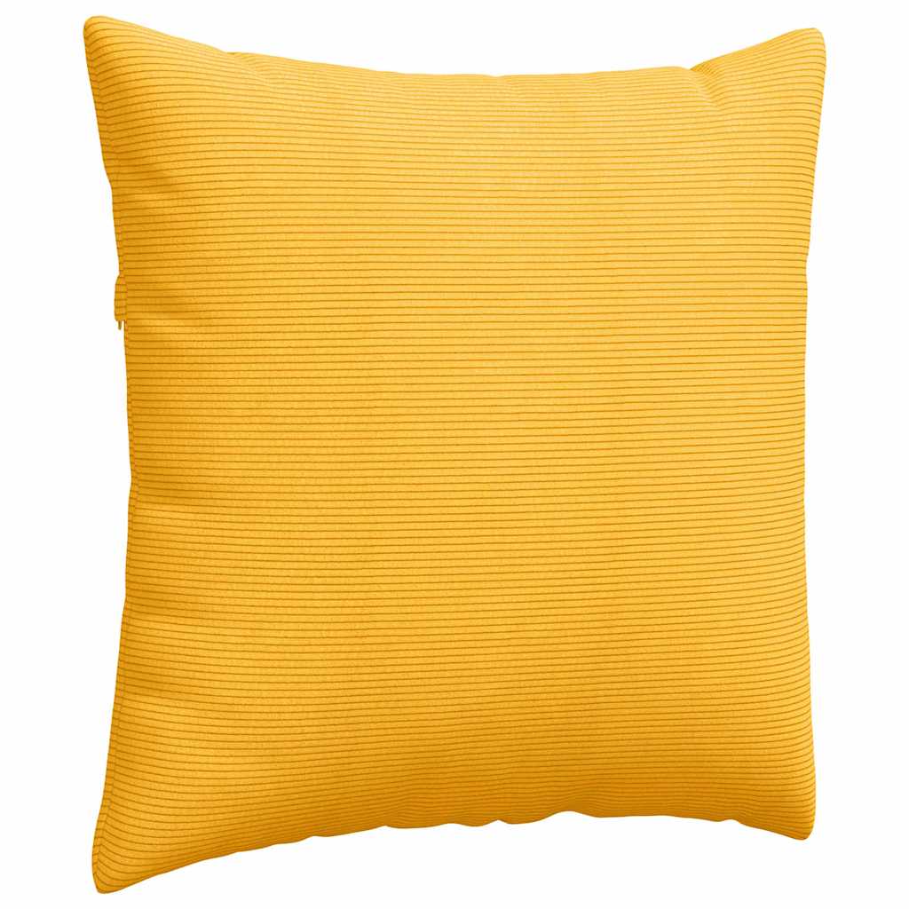 Jastučići za sofu 2 pcs Svijetlo žuta 80 x 80 cm