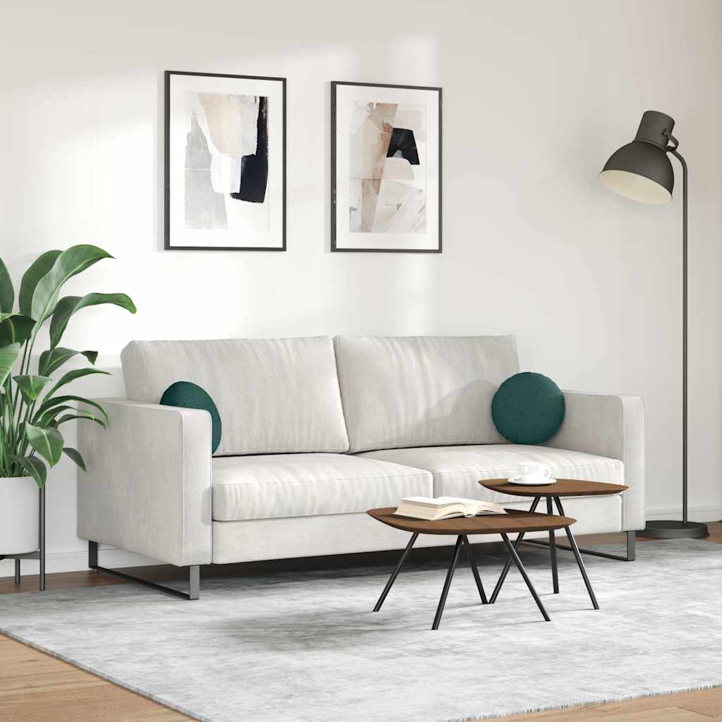 Jastučići za sjedenje 2 pcs Tamnozelena Ø30 x 13 cm tkanina