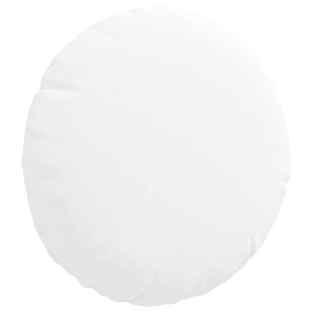 Jastučići za sjedenje 2 pcs Bijelo Ø30 x 13 cm tkanina