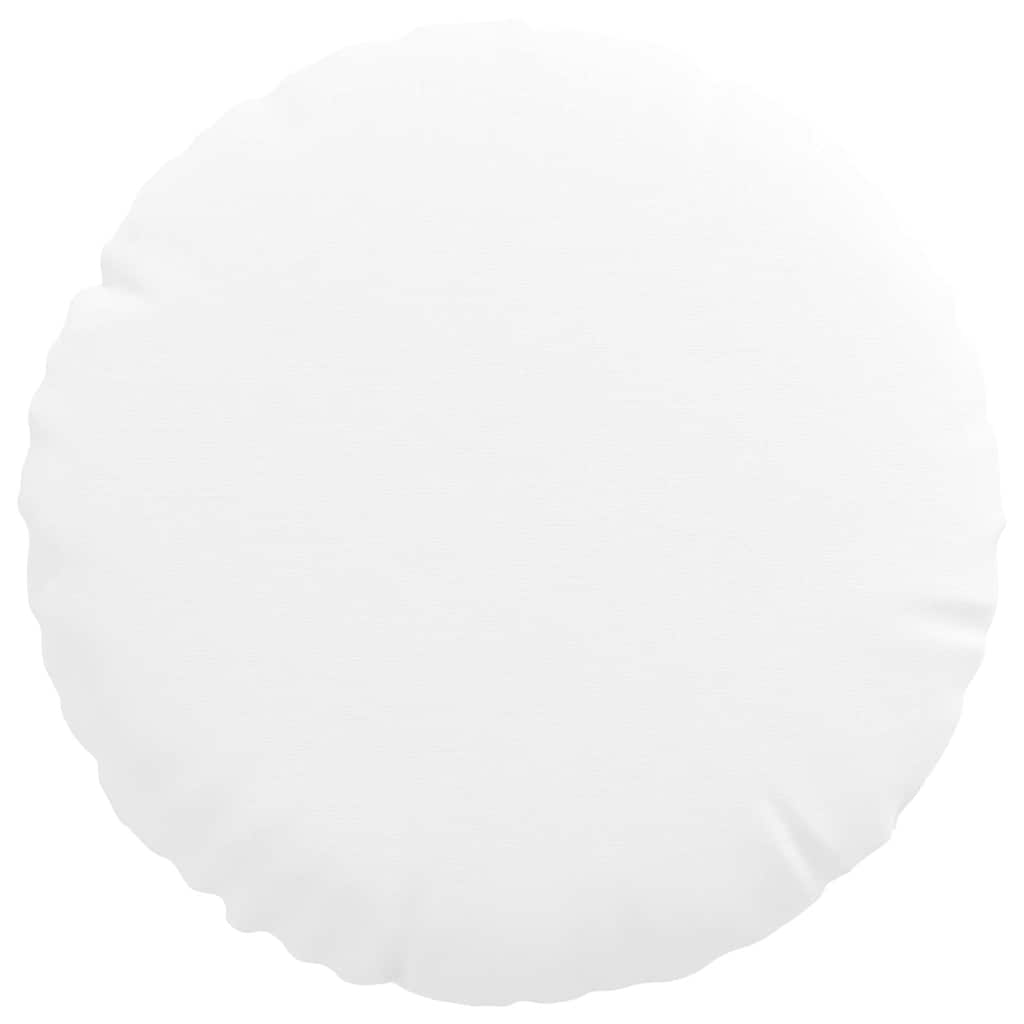 Jastučići za sjedenje 2 pcs Bijelo Ø30 x 13 cm tkanina