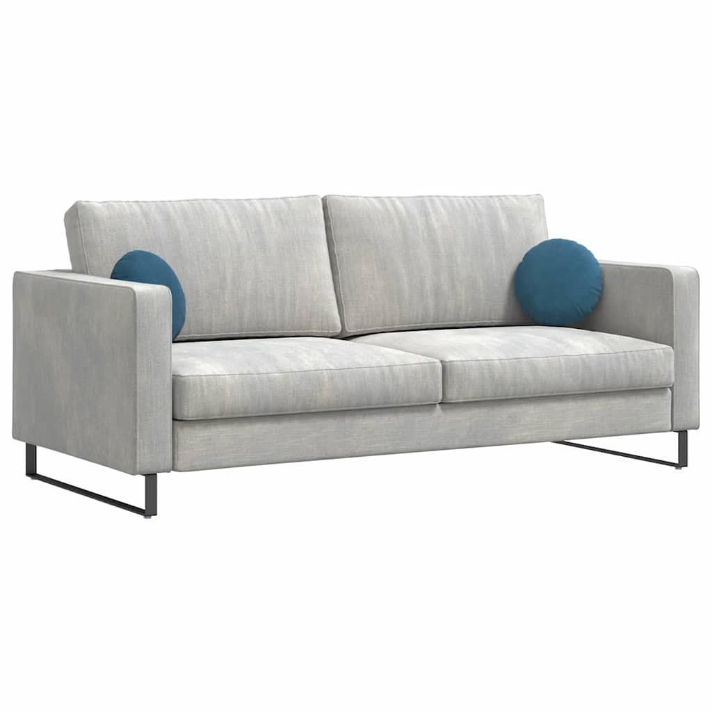 Jastučići za sjedenje 2 pcs Plava Ø30 x 13 cm Baršun