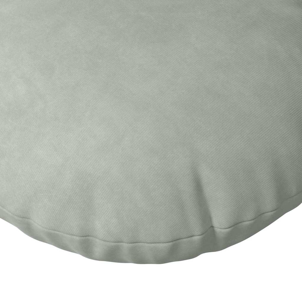 Jastučići za sjedenje 2 pcs Svijetlo siva Ø30 x 13 cm Baršun