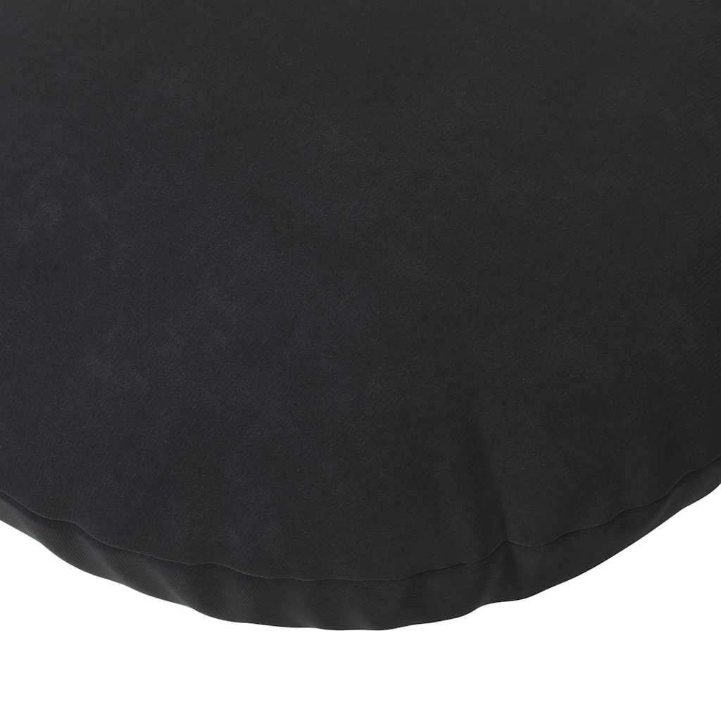 Jastučići za sjedenje 2 pcs Crna Ø30 x 13 cm Baršun