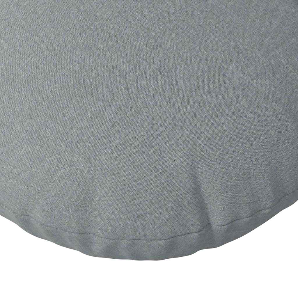 Jastučići za sjedenje 2 pcs Svijetlo siva Ø40 x 13 cm tkanina