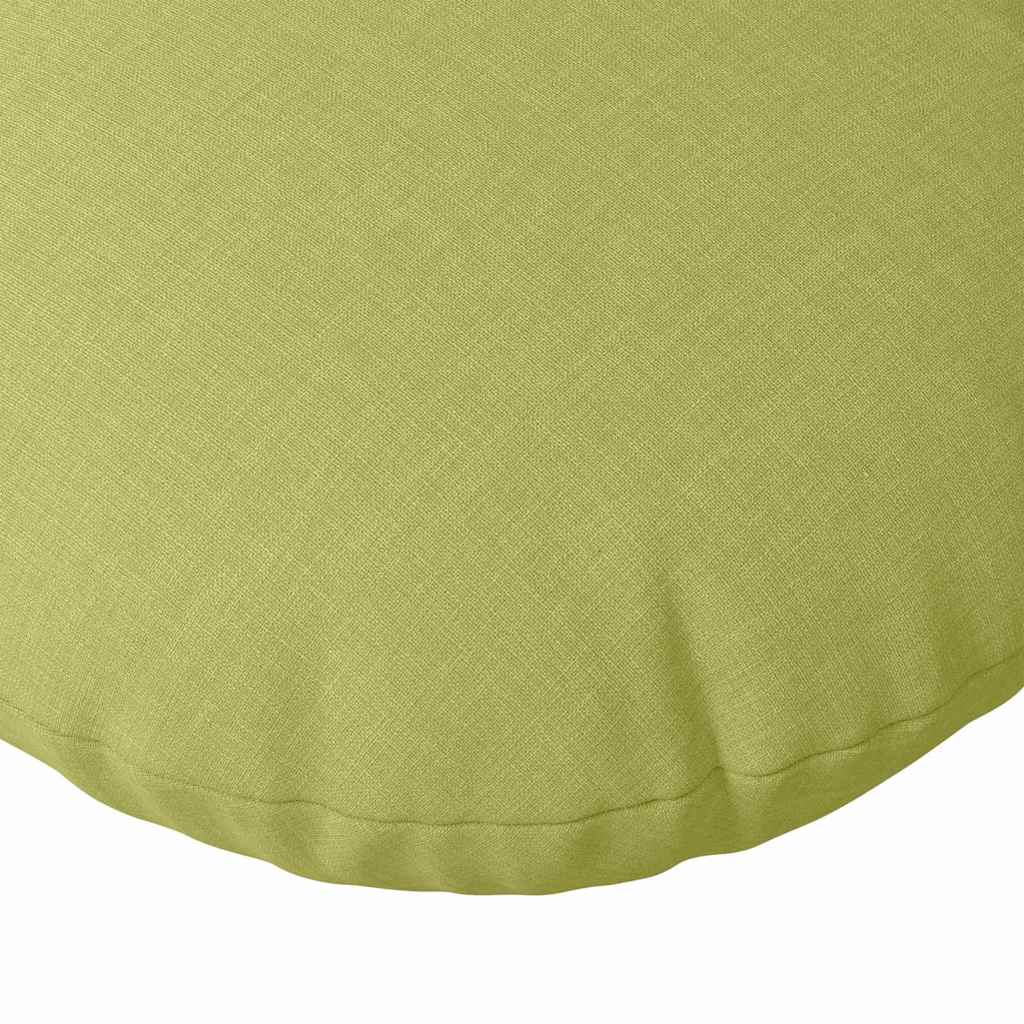 Jastučići za sjedenje 2 pcs Svijetlo zelena Ø40 x 13 cm tkanina