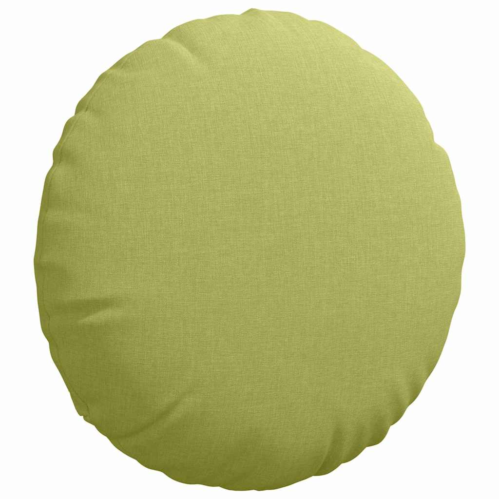 Jastučići za sjedenje 2 pcs Svijetlo zelena Ø40 x 13 cm tkanina