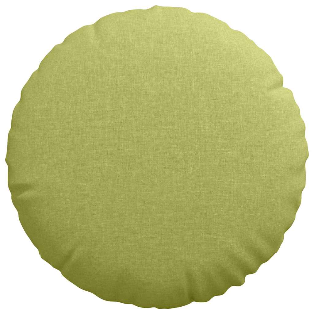 Jastučići za sjedenje 2 pcs Svijetlo zelena Ø40 x 13 cm tkanina