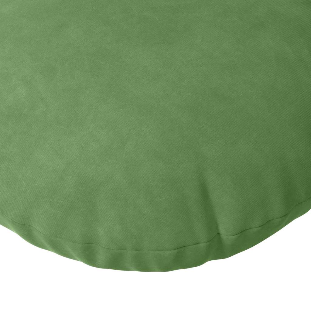 Jastučići za sjedenje 2 pcs Svijetlo zelena Ø 40 x 13 cm Baršun