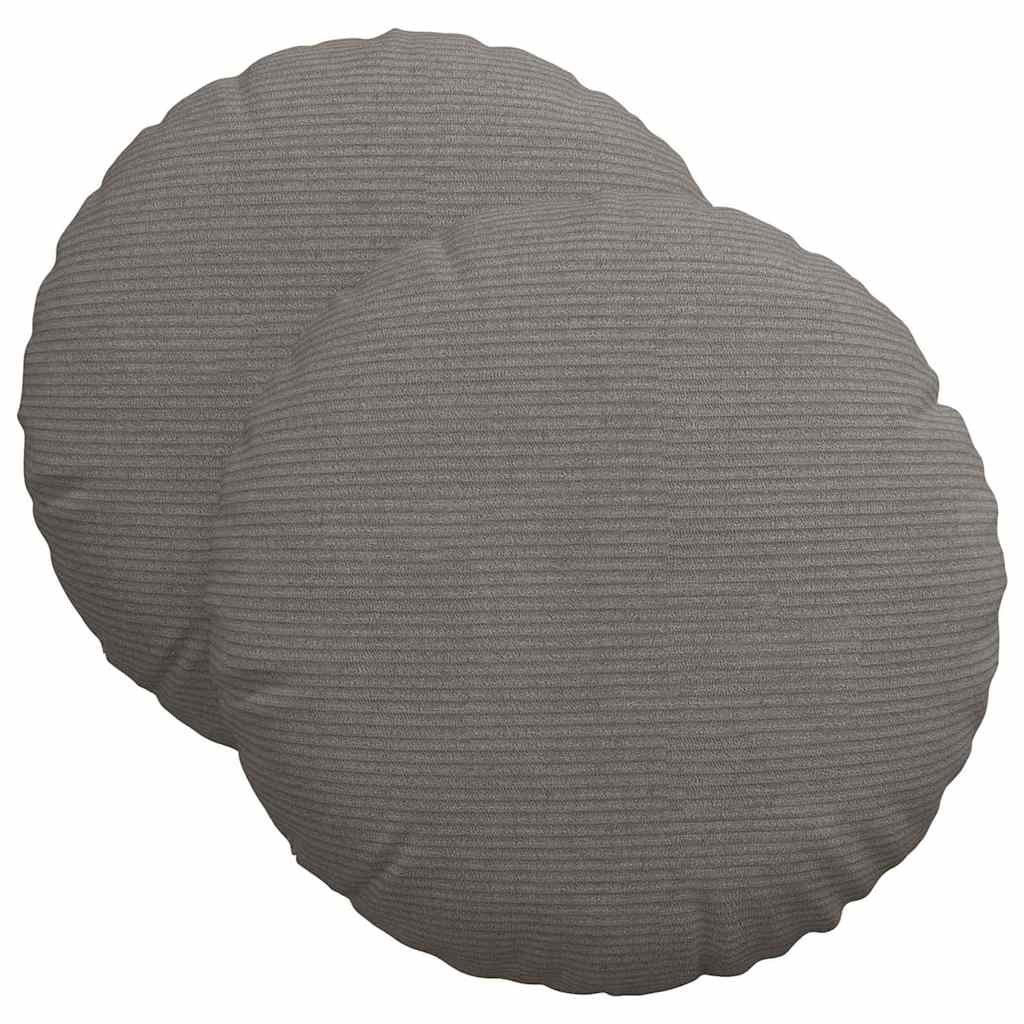 Jastučići za sjedenje 2 pcs Svijetlo siva Ø 40 cm