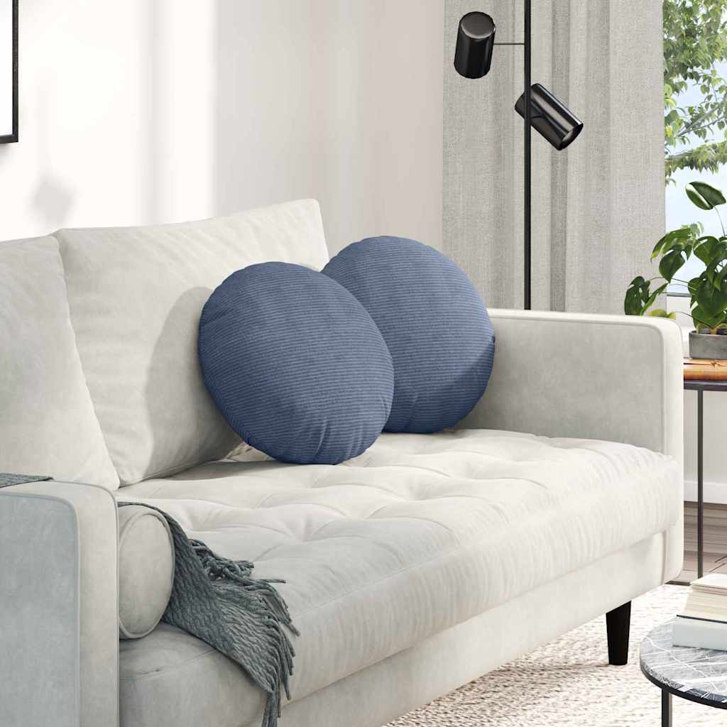 Jastučići za sjedenje 2 pcs Plava Ø 40 cm Kordura tekstil