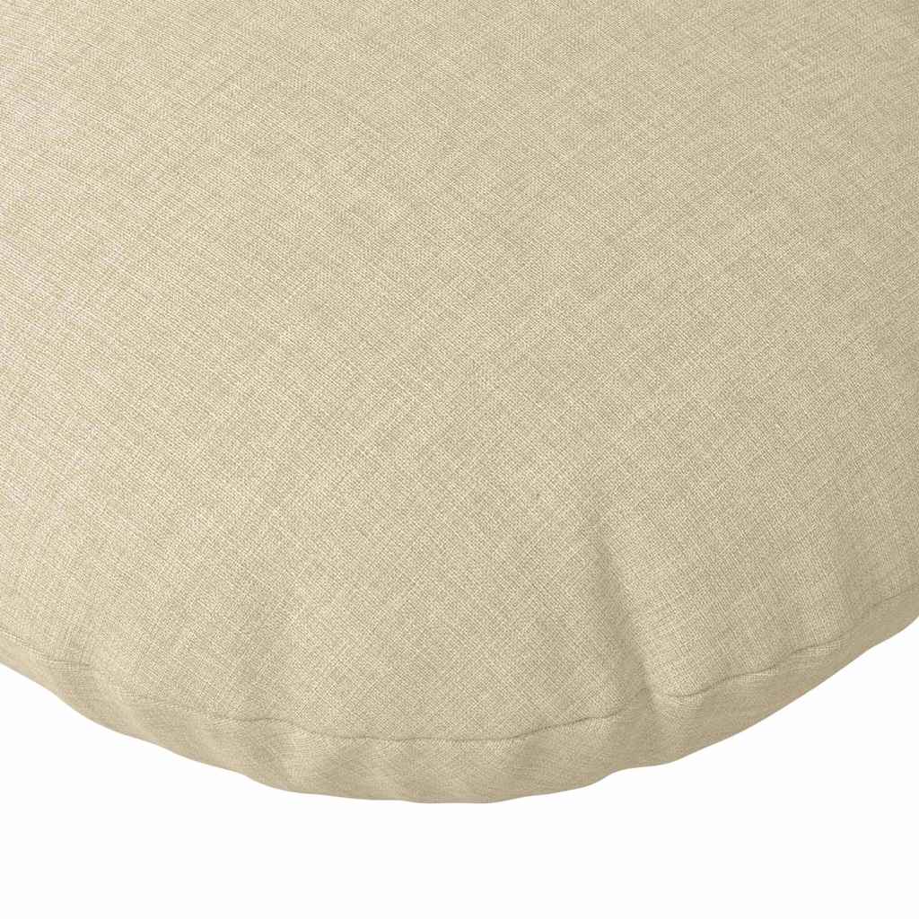 Jastučići za sjedenje 2 pcs Krema Ø60 x 21 cm tkanina