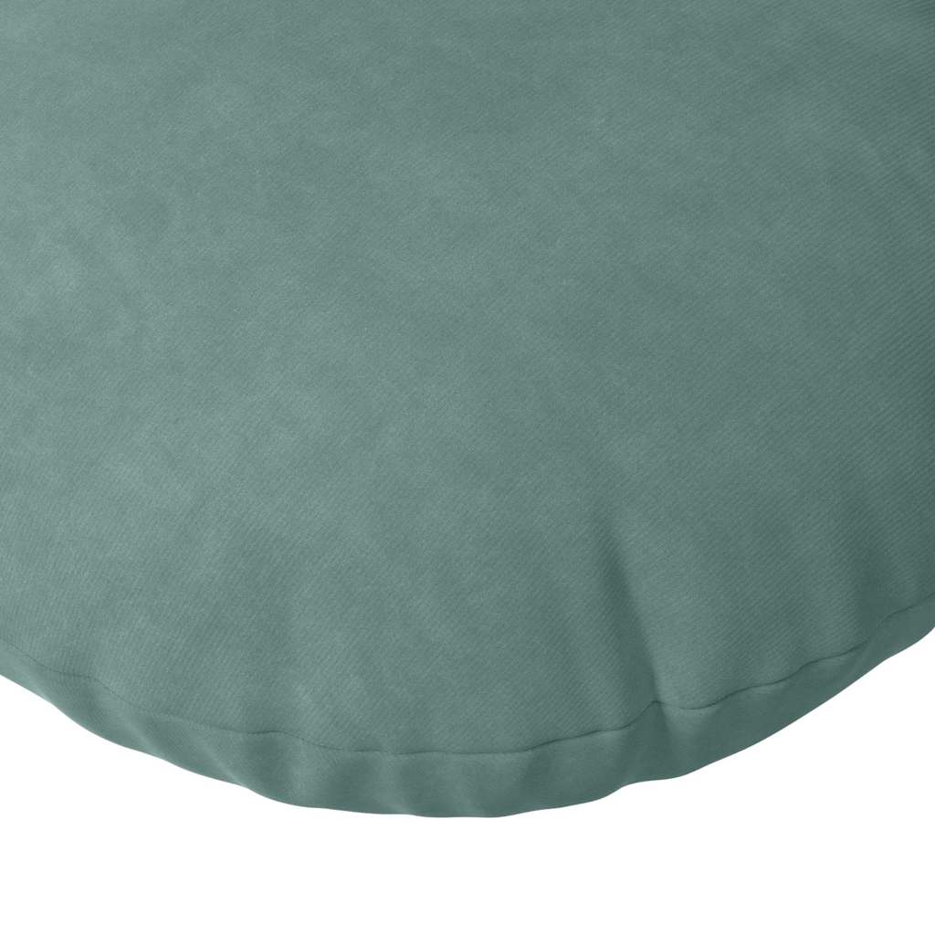 Jastučići za sjedenje 2 pcs Morska zelena Ø60 x 21 cm Baršun