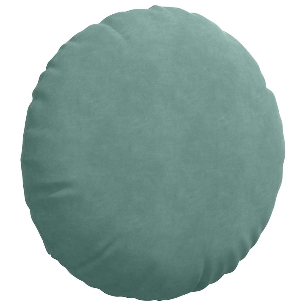 Jastučići za sjedenje 2 pcs Morska zelena Ø60 x 21 cm Baršun