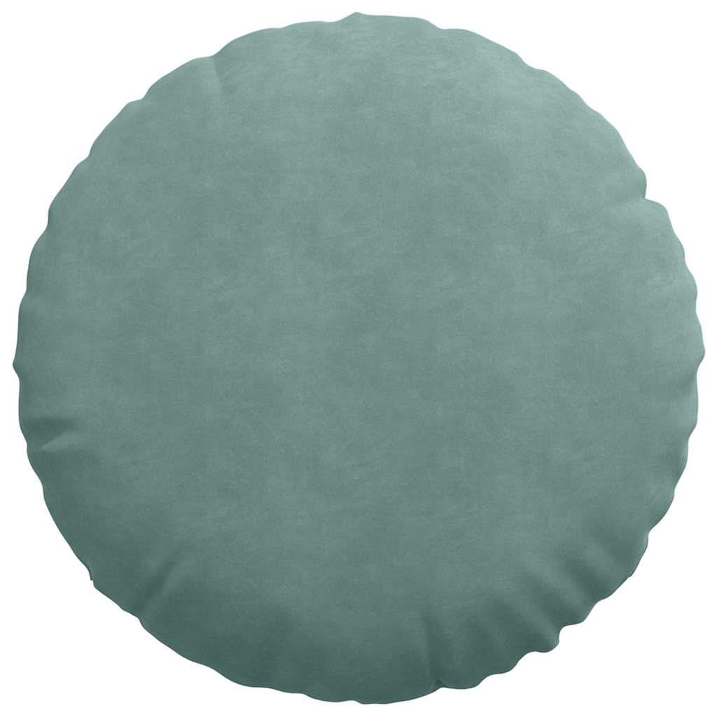 Jastučići za sjedenje 2 pcs Morska zelena Ø60 x 21 cm Baršun