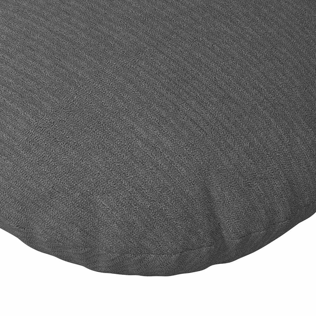 Jastučići za sjedenje 2 pcs Tamno siva Ø60 x 21 cm