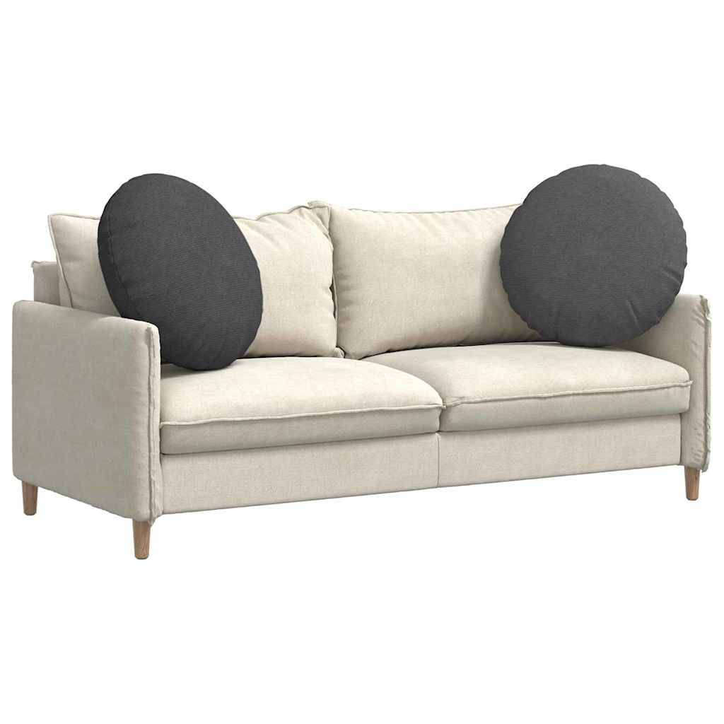 Jastučići za sjedenje 2 pcs Tamno siva Ø60 x 21 cm