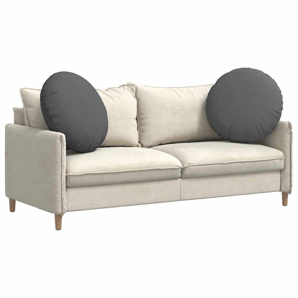 Jastučići za sjedenje 2 pcs Tamno siva Ø80 x 29 cm tkanina