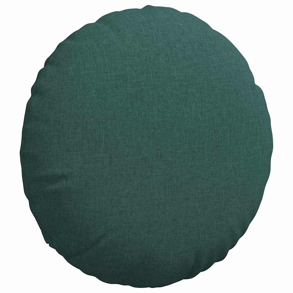 Jastučići za sjedenje 2 pcs Tamnozelena Ø80 x 29 cm tkanina