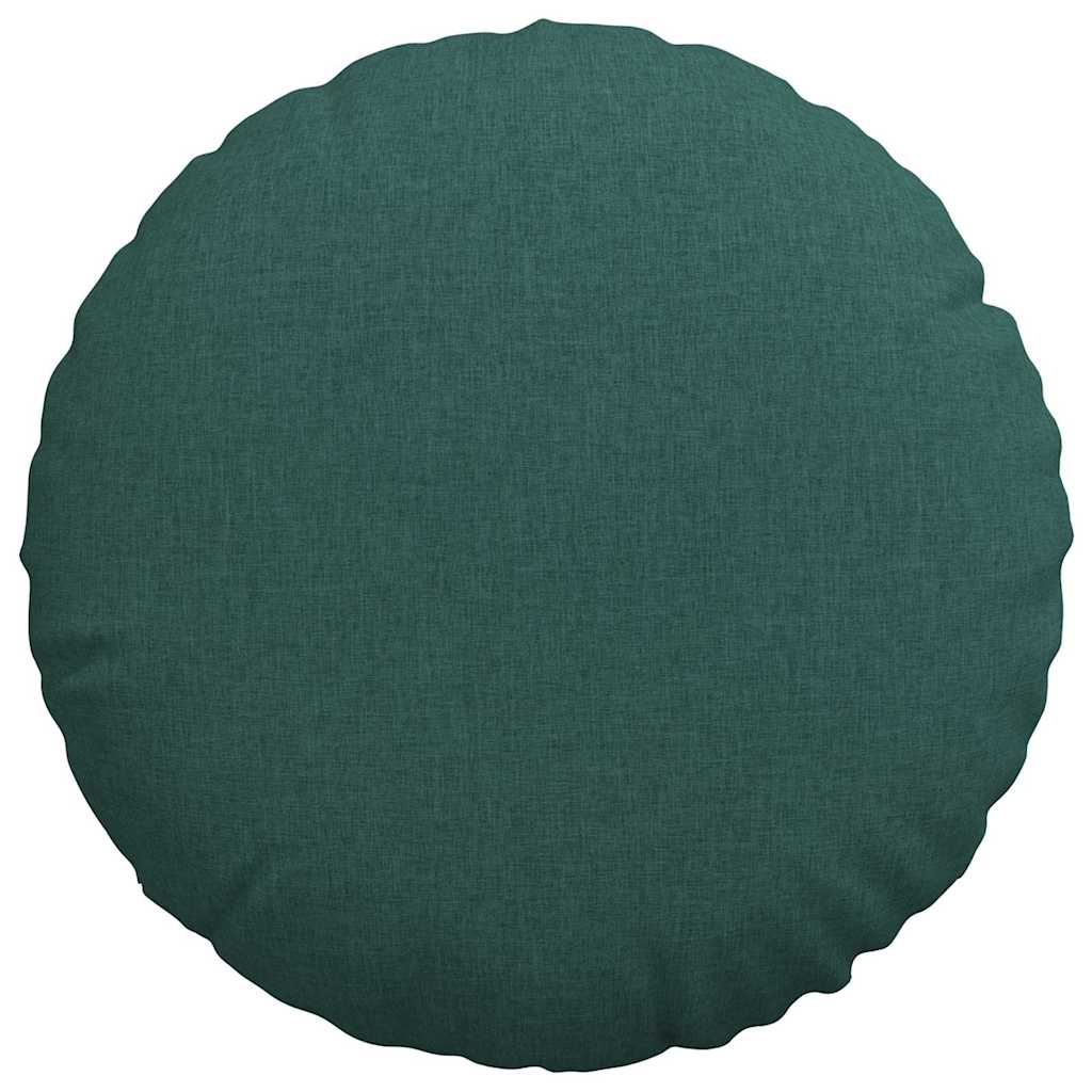 Jastučići za sjedenje 2 pcs Tamnozelena Ø80 x 29 cm tkanina