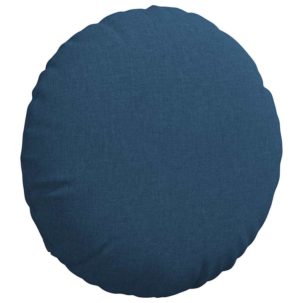 Jastučići za sjedenje 2 pcs Plava Ø80 x 29 cm tkanina