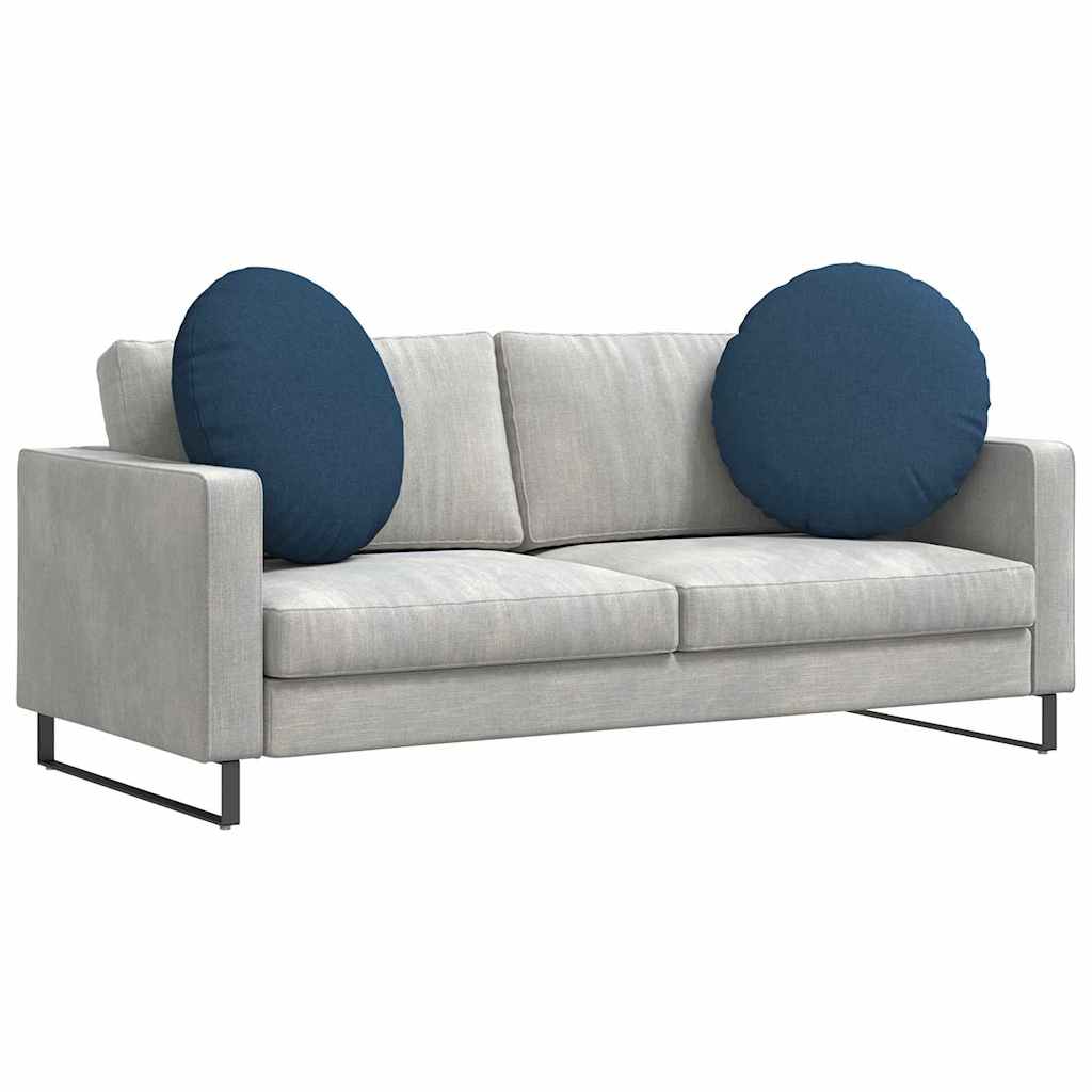 Jastučići za sjedenje 2 pcs Plava Ø80 x 29 cm tkanina