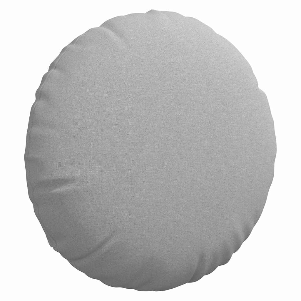 Jastučići za sjedenje 2 pcs Oblačnosiva Ø80 x 29 cm tkanina