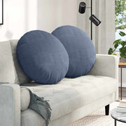 Jastučići za sjedenje 2 pcs Plava Ø 80 cm Kordura tekstil