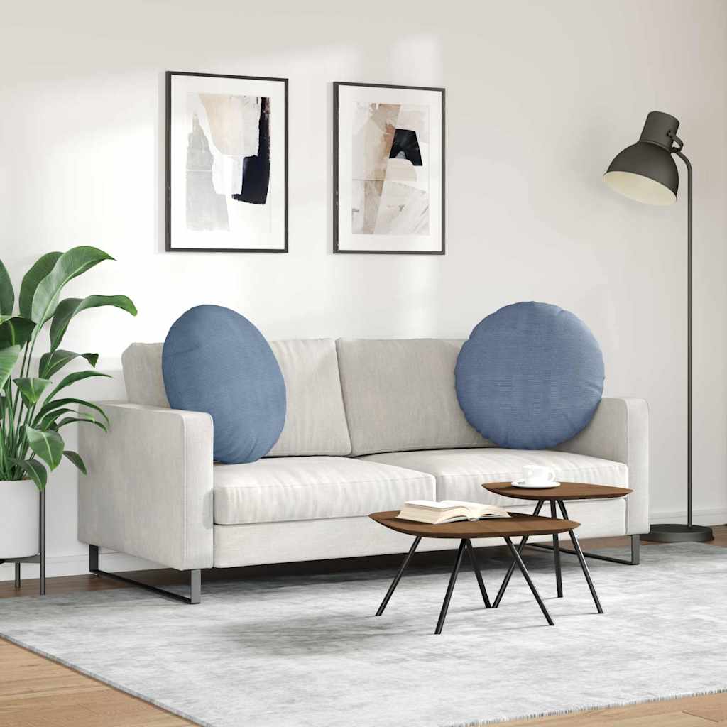 Jastučići za sjedenje 2 pcs Plava Ø 80 cm Kordura tekstil