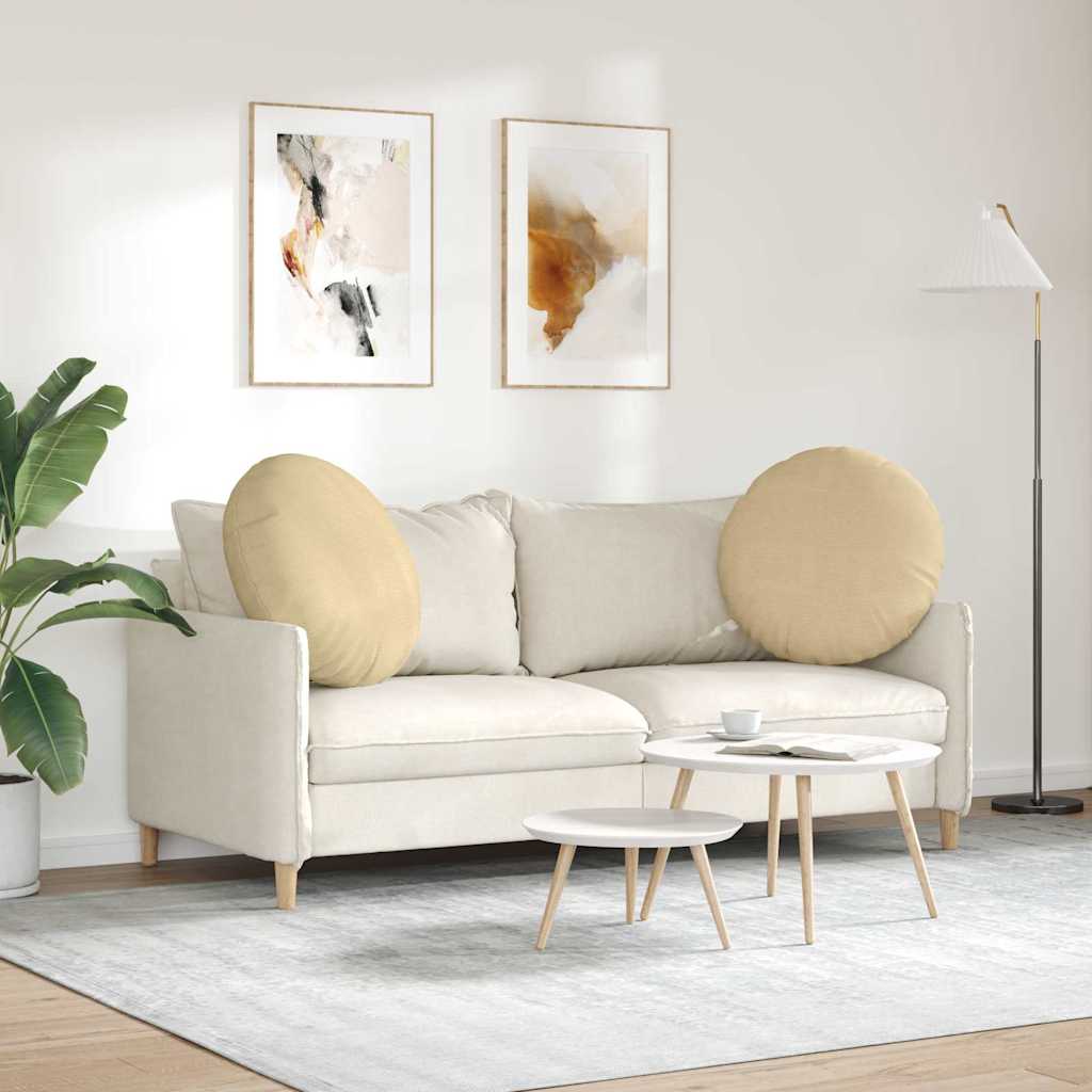 Jastučići za sjedenje 2 pcs Siva zelena Ø 80 cm Kordura tekstil