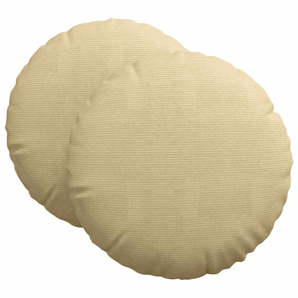 Jastučići za sjedenje 2 pcs Siva zelena Ø 80 cm Kordura tekstil