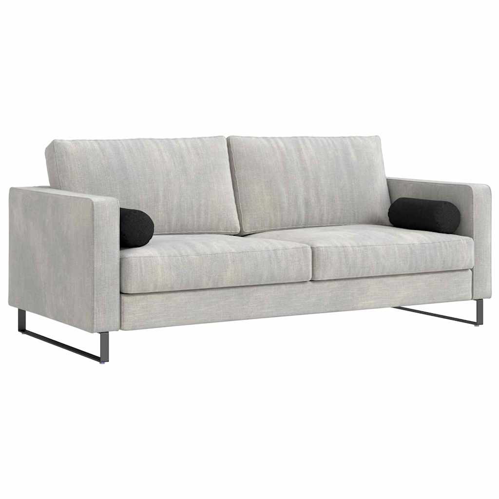 Valjkasti jastučići 2 pcs Crna Ø 15 x 40 cm tkanina