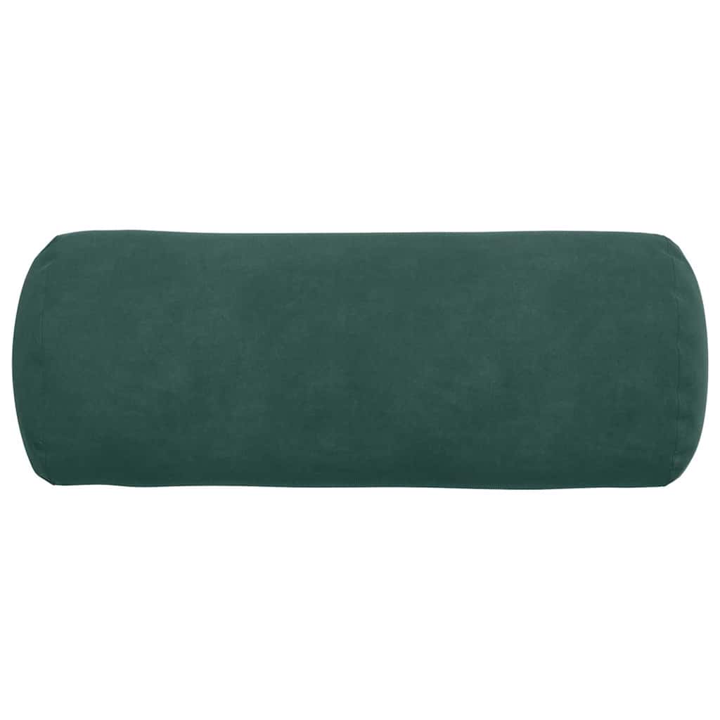 Valjkasti jastučići 2 pcs Tamnozelena Ø 15 x 40 cm