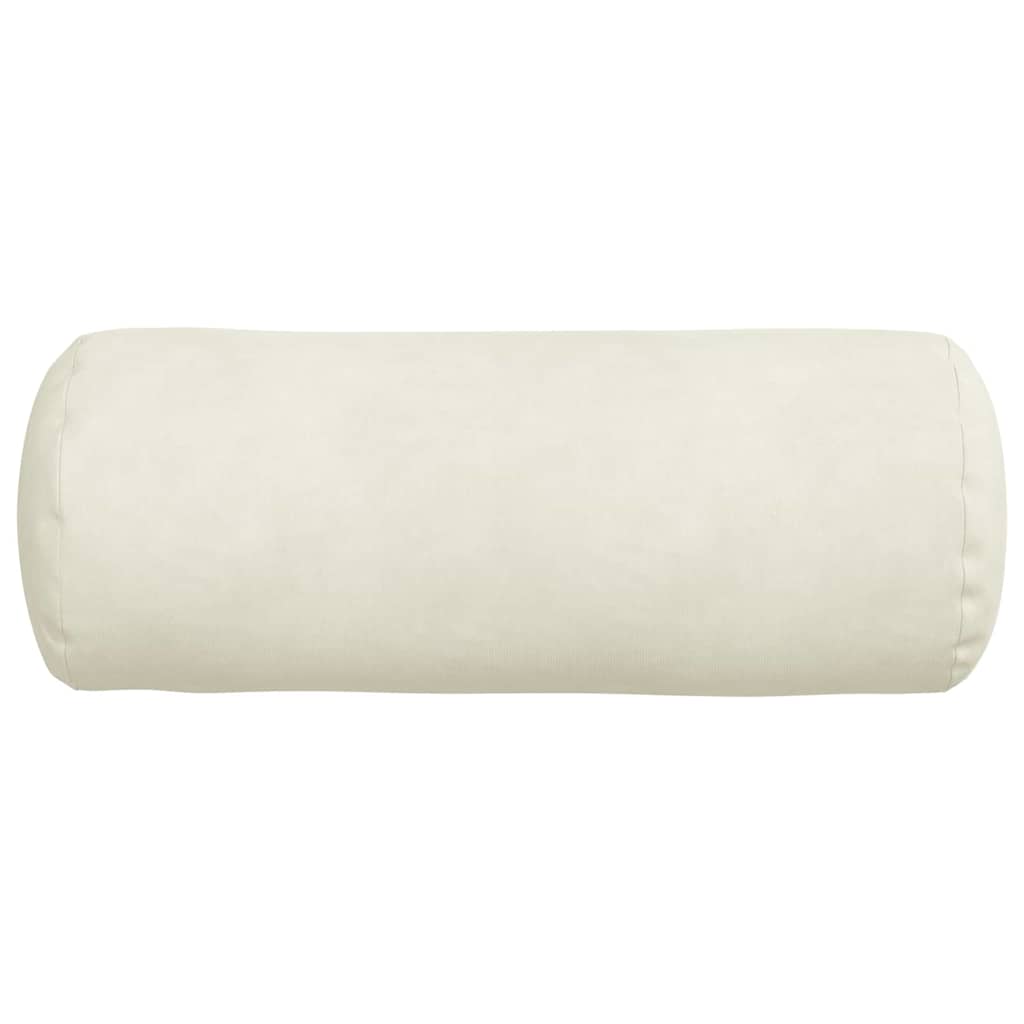 Valjkasti jastučići 2 pcs Krema Ø 15 x 40 cm Kordura tekstil