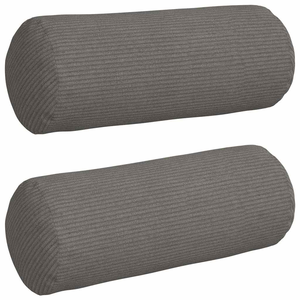 Valjkasti jastučići 2 pcs Svijetlo siva Ø 15 x 40 cm