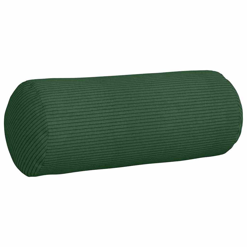 Valjkasti jastučići 2 pcs Tamnozelena Ø 15 x 40 cm