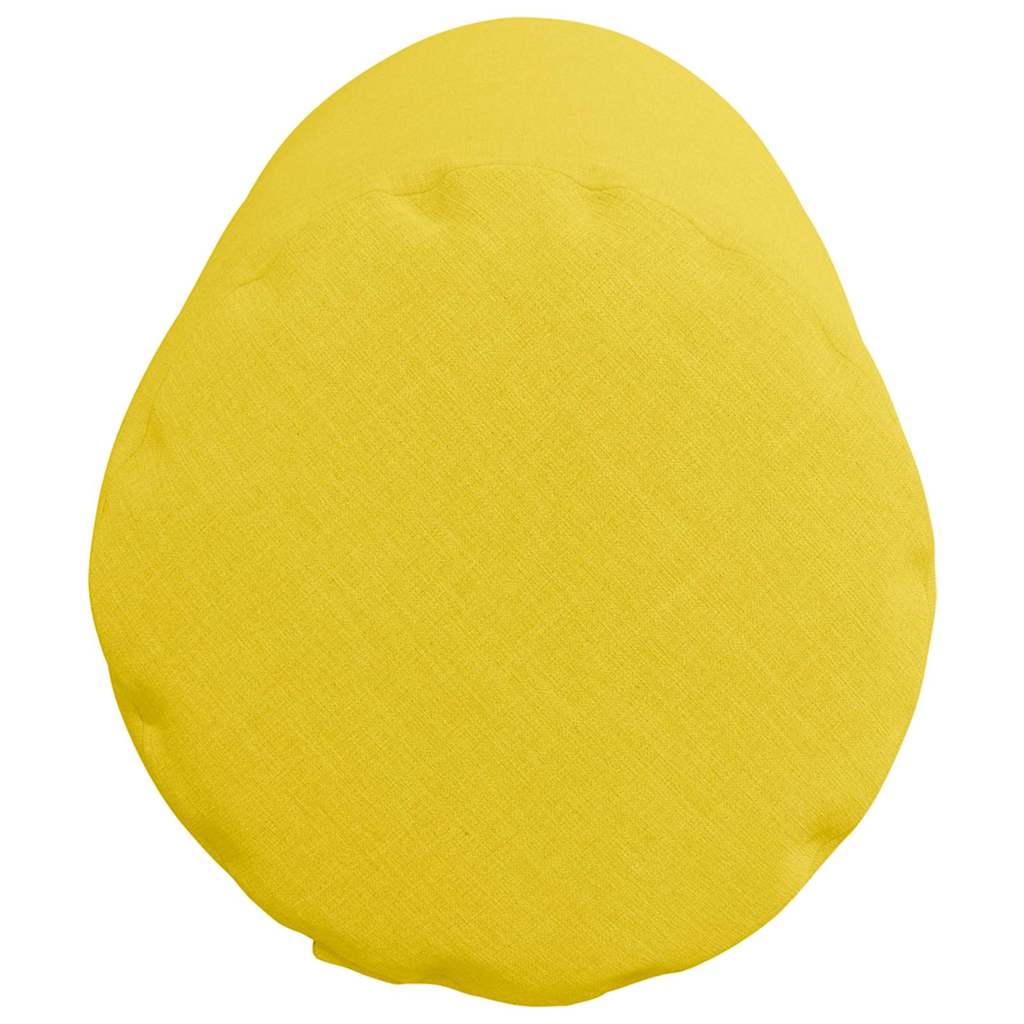 Valjkasti jastučići 2 pcs Svijetlo žuta Ø 25 x 70 cm tkanina