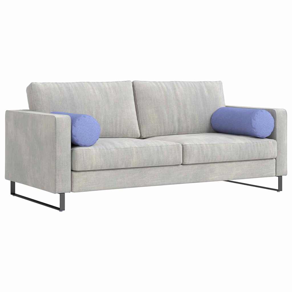 Valjkasti jastučići 2 pcs Traper plava Ø 25 x 70 cm tkanina