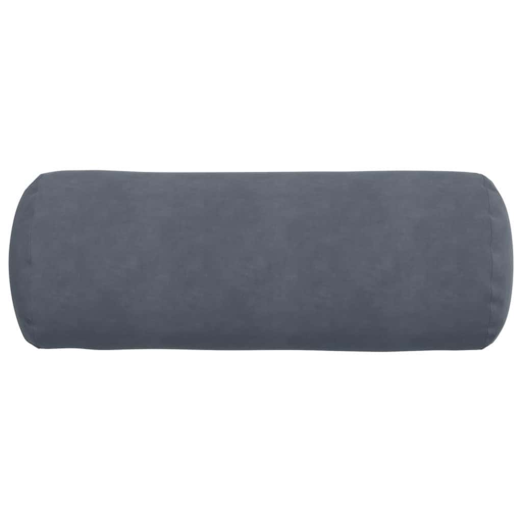 Valjkasti jastučići 2 pcs Tamno siva Ø 25 x 70 cm