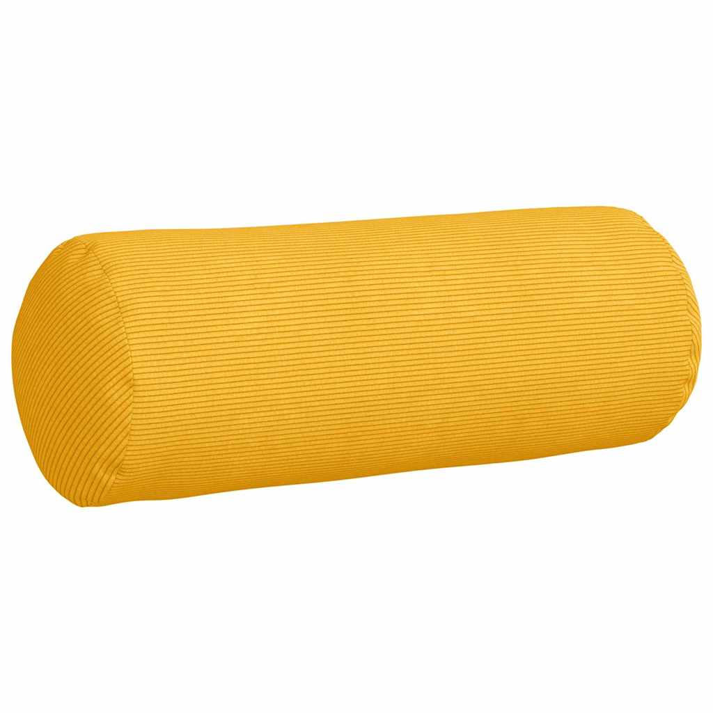 Valjkasti jastučići 2 pcs Svijetlo žuta Ø 25 x 70 cm
